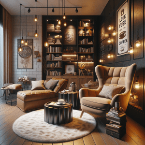 Read more about the article Creating a Cozy Reading Nook with Coffee-Themed Decor Tips